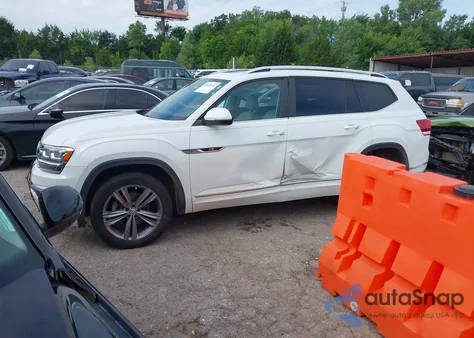 2019 Volkswagen Atlas 3.6L V6 Se W/Technology R-Line z USA, uszkodzony, nr VIN 1V2YR2CA4KC590678